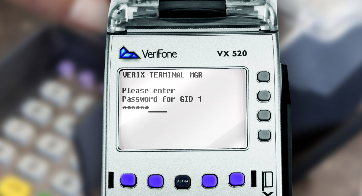 Сброс TAMPER на терминале VeriFone VX520